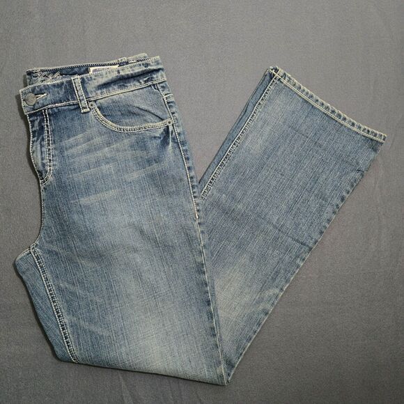 Tommy Hilfiger Women 12 American Hope Bootcut Mid Rise Jeans Y2K - Picture 1 of 16